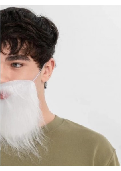 Beyaz Kırçıllı Takma Sakal Çocuk Yetişkin fiyatları