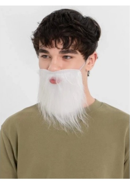 Beyaz Kırçıllı Takma Sakal Çocuk Yetişkin modelleri