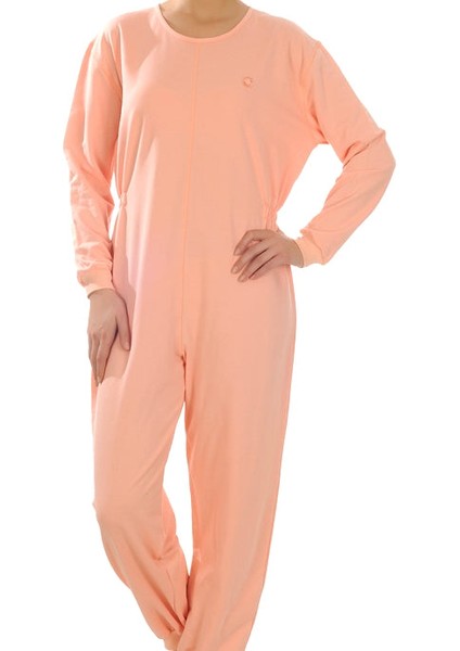 Bhl-5 Alzheimer,demans Hastaları Için Sırt Fermuarlı Kadın Alzheimer Tulumu