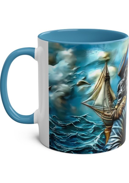 Korsan ve Gemisi Temalı Baskılı Kupa modelleri