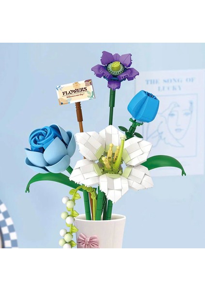 LZ4602 Loz Çiçek Blok Seti 488 Parça -Vagon Life - 1 Adet Stokta Olan Gönderilir fiyatları