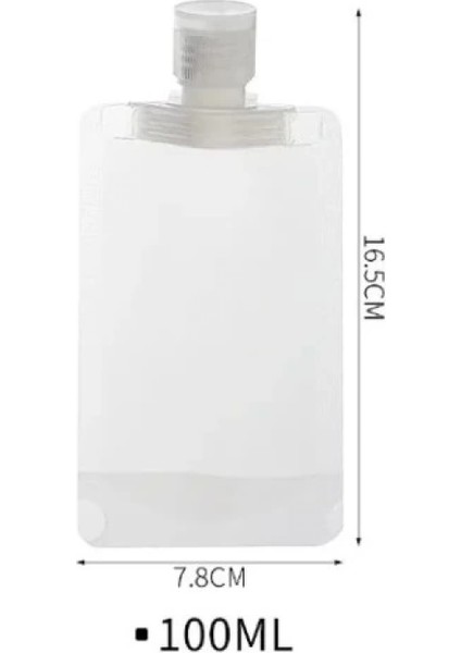 3 Adet 100ML Krem Şampuan Kabı Tekrar Kullanılabilir Set indirimleri