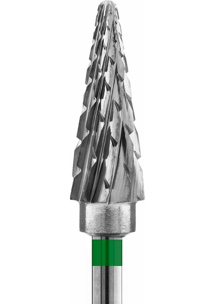 Manikür Çıkarma Çelik Törpü Ucu Mızrak Koni Yeşil 41160