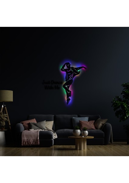 LED Işıklı Dans Temalı Tablo Dylon Dekoratif Gece Lambası