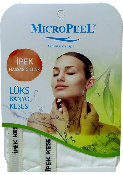 İpek Hassas Cilt İçin Banyo Kesesi Beyaz 16 cm X 25 cm fiyatları