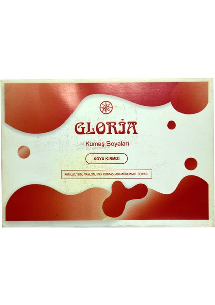 Kumaş Boyası Koyu Kırmızı 10 gr Pkt