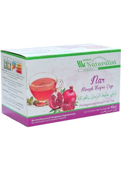 Narlı Karışık Meyve Çayı 20 Süzen Poşet modelleri