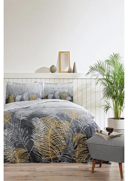 Özdilek Çift Kişilik Ranforce Nevresim Takımı Golden Palm