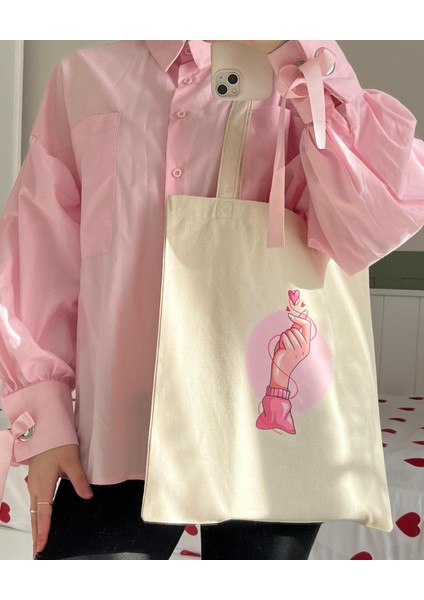 Ham Kanvas Baskılı Bez Çanta modelleri