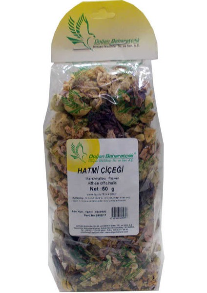 Doğal Hatmi Çiceği, Gül Hatmi 50 gr Paket
