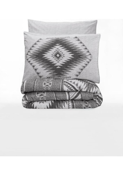 Etnich Nevresim Takımı Çift Kişilik Delos Antrasit modelleri