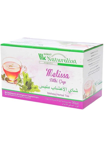 Melisa Bitki Çayı 20 Süzen Poşet fiyatları
