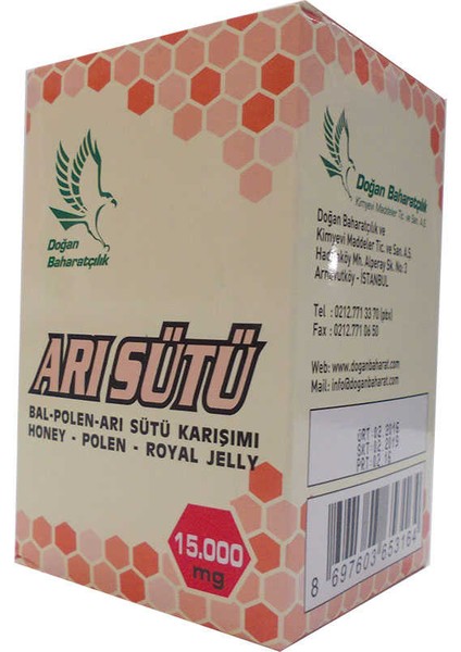Bal Polen Arı Sütü Karışımı Süper Doz 15000 Mg fiyatları
