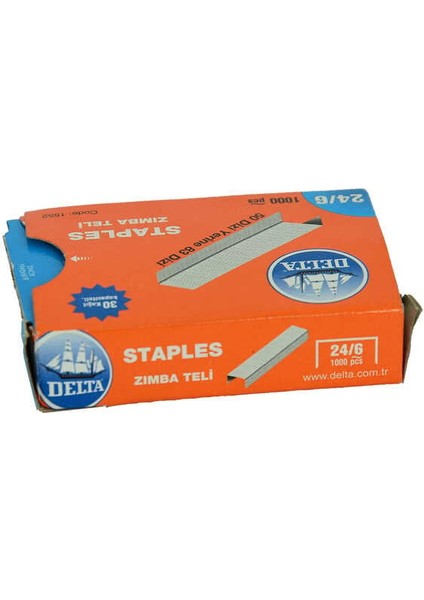 Zımba Teli Gri No-24/6 83 Dizi 1000 Adet KOD-1552 modelleri