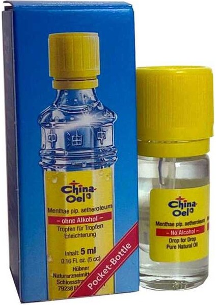 Çin Yağı 5 ml - Yüzde 100 Saf Doğal Nane Yağı