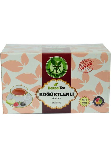 Böğürtlenli Bitki Çayı 20 Süzen Poşet