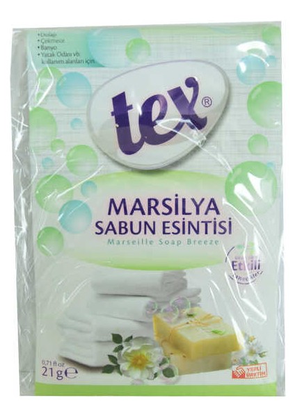 Dolap Çekmece Banyo Oda Kokusu Marsilya Sabun Etkisi Askılı 21 gr Paket fiyatları