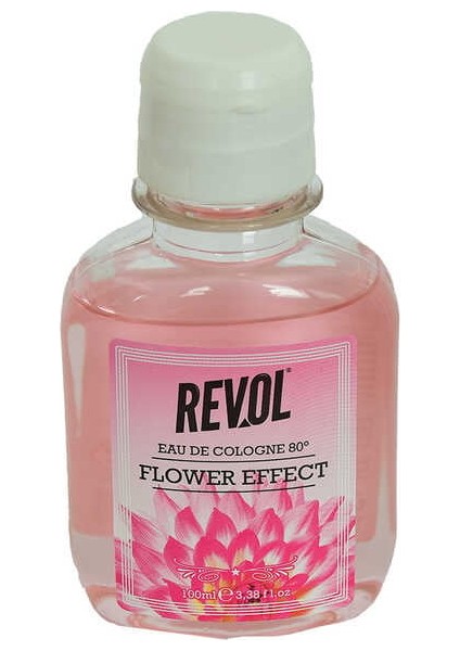 Çiçek Kolonyası Flower Effect Eau De Cologne 80 Derece 100 ml