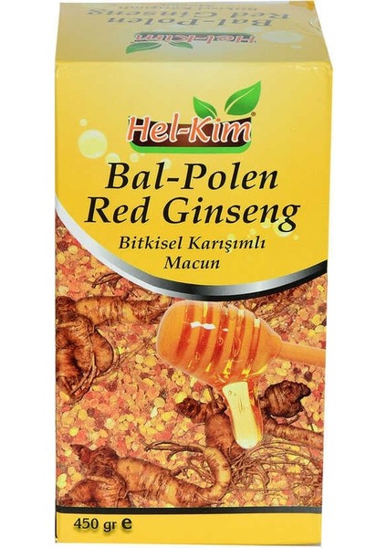 Bal Polen Red Ginsengli Bitkisel Karışımlı Macunnu 450 gr modelleri