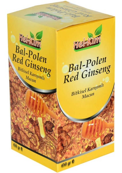Bal Polen Red Ginsengli Bitkisel Karışımlı Macunnu 450 gr fırsatları