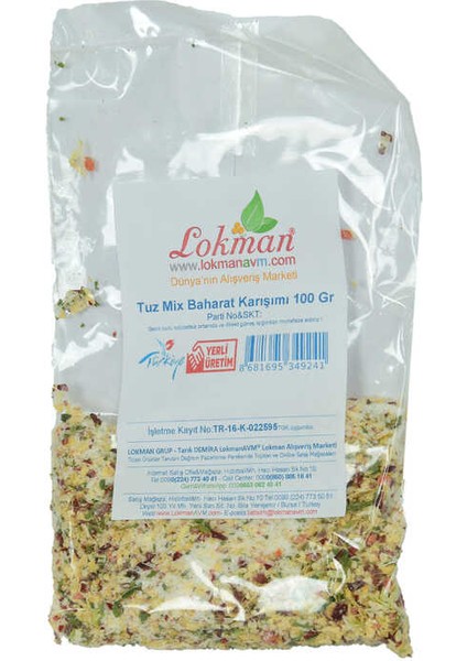 Tuz Mix Baharat Karışımı 100 gr Paket fırsatları