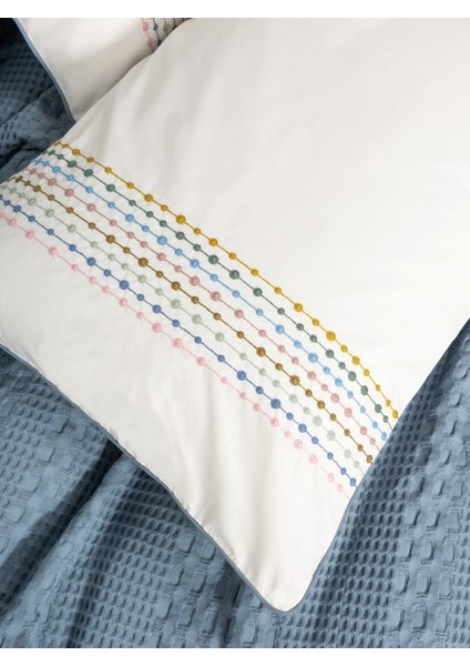 Aura Çift Kişilik Pike Takımı Pebble Indigo modelleri