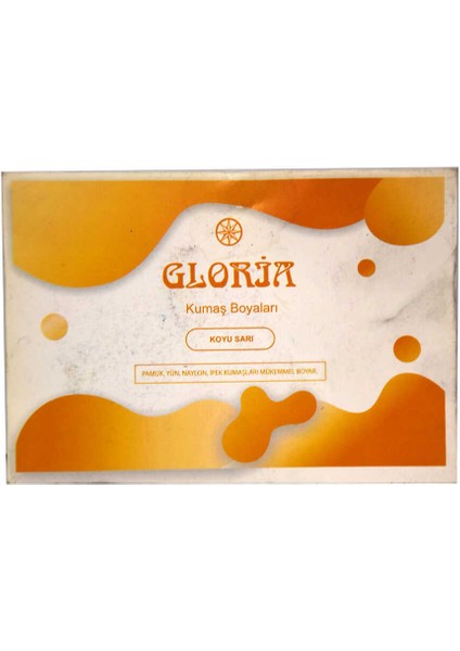 Kumaş Boyası Koyu Sarı 10 gr Pkt