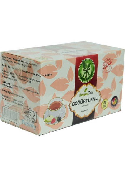 Böğürtlenli Bitki Çayı 20 Süzen Poşet fiyatları