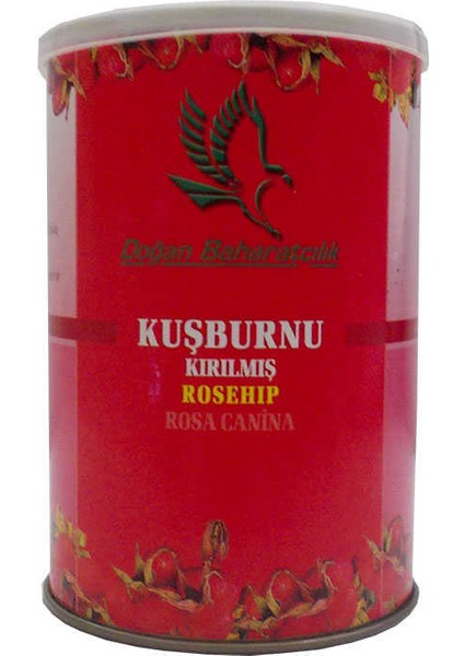 Kuşburnu Doğal Kırılmış 100 gr Teneke Kutu