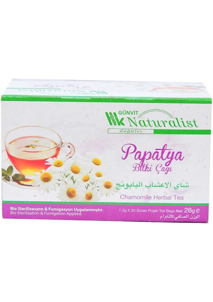 Papatya Bitki Çayı 20 Süzen Poşet