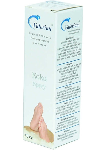 Ayak ve Cilt Bakımı Spreyi 35 ml modelleri