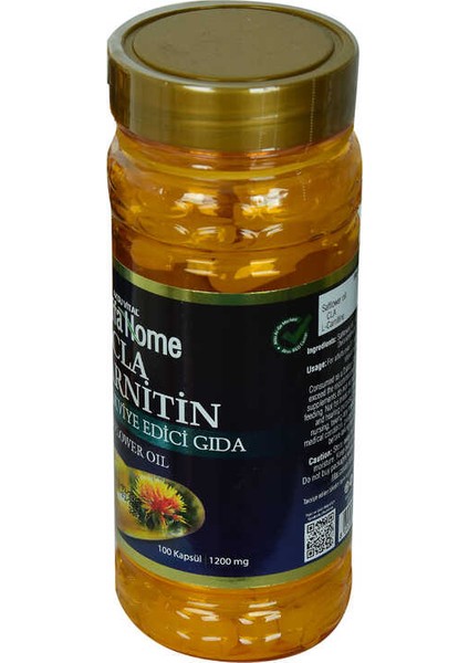 Shiffa Home Cla L-Karnitin Aspir Yağı Yumuşak 1000 Mg x 100 Kapsül fiyatları