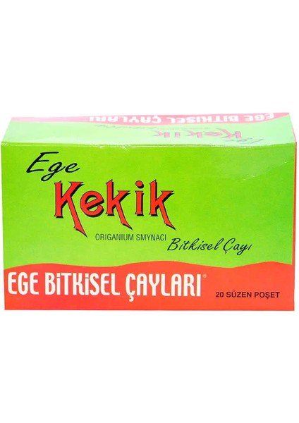 Kekik Otu Bitki Çayı 20 Süzen Poşet