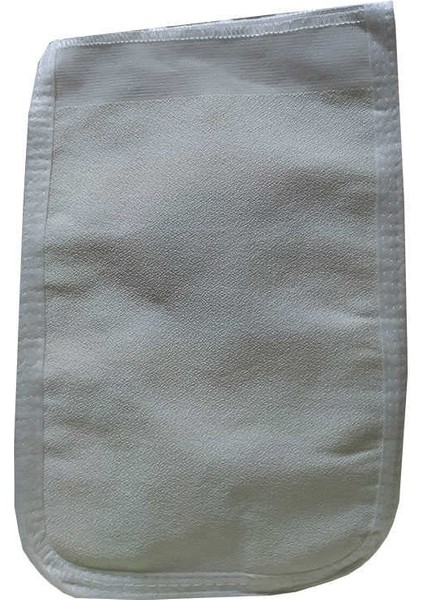 İpek Sırt ve Vücut Kesesi Beyaz 17 cm X 27 cm