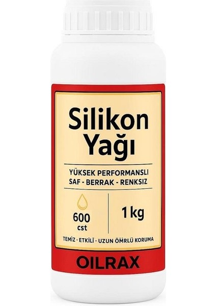 Silikon Yağı 600 Cst - 1 kg