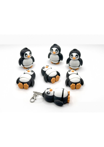Penguen Anahtarlık (Esnek)