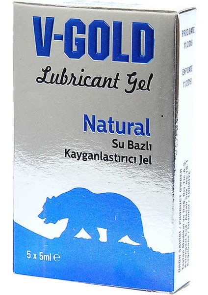 Kayganlaştırıcı Jel Natural 5 ml x 5’li modelleri