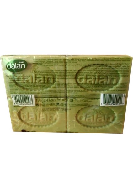 Geleneksel Zeytinyağlı Saf Sabun 150 gr cm X 4 Adet fırsatları