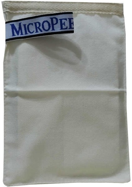 İpek Yağlı Cilt Için Banyo Kesesi Beyaz 16 cm X 24 cm