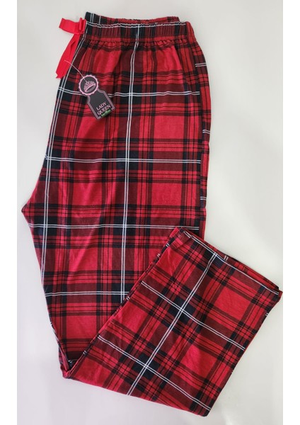 Bambu Likralı Ring Viskon Battal Beden Pijama Altı 6020