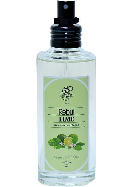 Limon Kolonyası 80 Derece Cam Şişe Sprey 100 ml