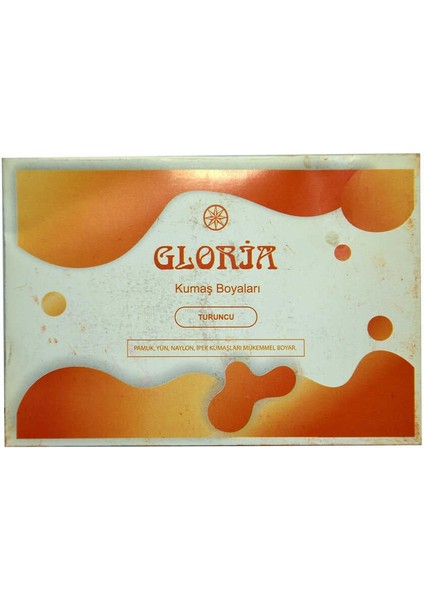 Kumaş Boyası Turuncu 10 gr Pkt