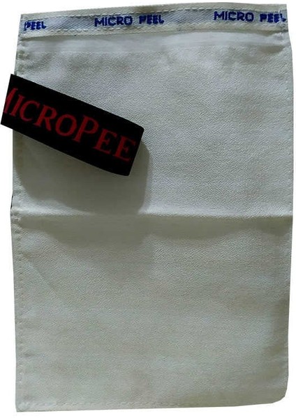 İpek Karma Cilt Için Banyo Kesesi Beyaz 16 cm X 25 cm