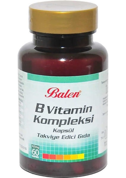 B Vitamin Kompleksi 60 Kapsül