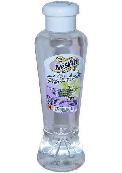 Zambak Kolonyası 60 Derece Pet Şişe Beyaz 300 ml