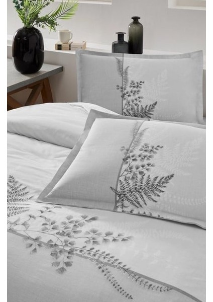 Özdilek Çift Kişilik Ranforce Nevresim Takımı Helecho Gri modelleri