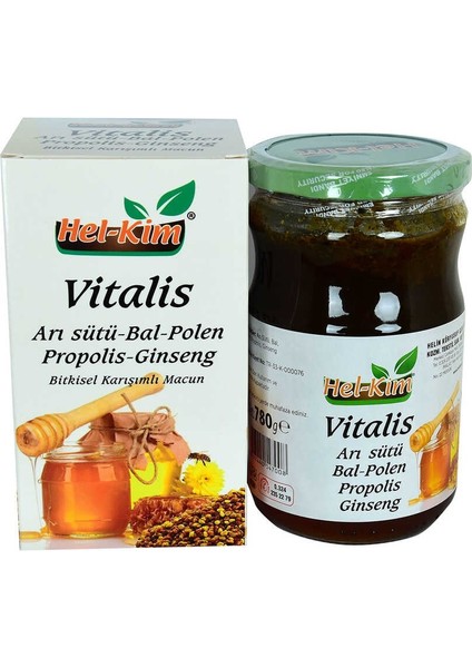 Vitalis Arı Sütü Bal Polen Propolis Ginsengli Bitkisel Macunnu 780 gr fiyatları