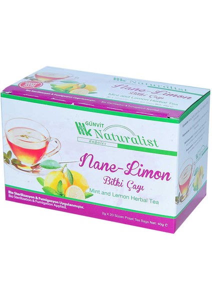 Nane Limon Bitki Çayı 20 Süzen Poşet modelleri