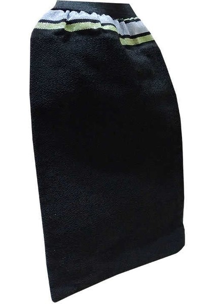 İpek Sırt ve Vücut Kesesi Lastikli Siyah 15 cm X 27 cm modelleri