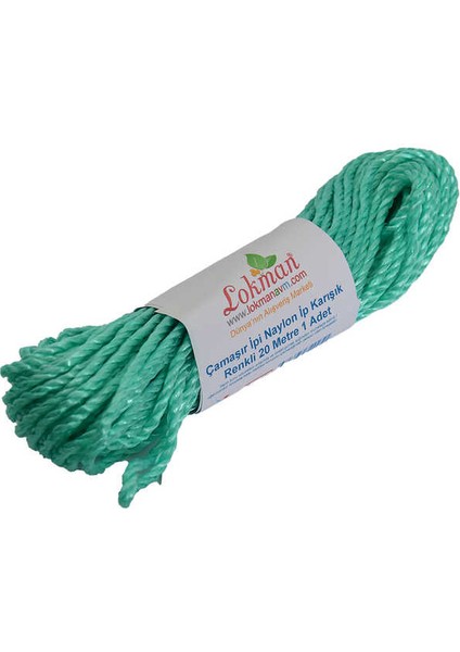 Çamaşır Ipi Naylon Ip Karışık Renkli 20 Metre 1 Adet fırsatları